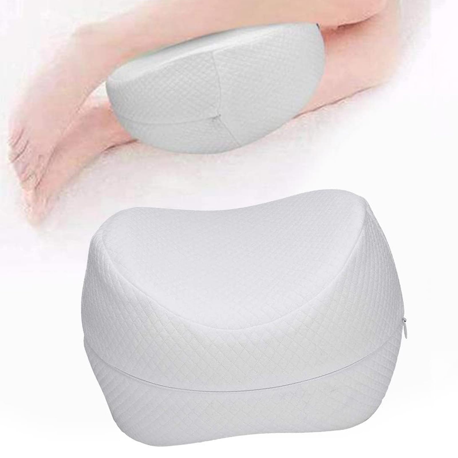 Almohada Ortopédica Para Piernas Para Personas Que Duermen De Lado, Almohadas Para Piernas Para Dormir, Cojín Para Piernas Para Cama De Embarazo Para Espalda, Caderas Y Rodillas, Lavable A Máquina