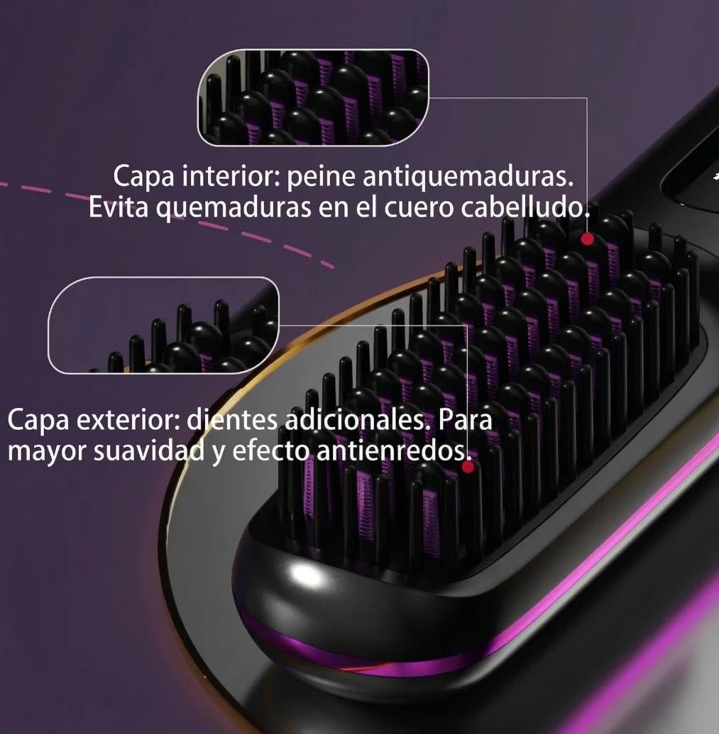Cepillo Suavelia Para Cabello Corto(Blanco)