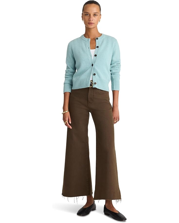 Madewell Flared Wide-Leg Crop Jean in Dark Mocha - #5 of 5