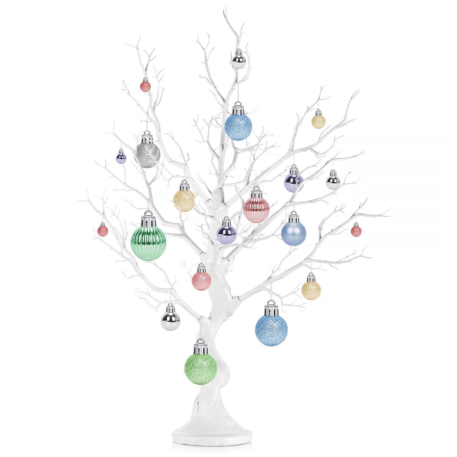 Sziqiqi 80cm Weiß Oster Deko Baum Osterbaum Äste und Zweige Deko Groß Künstliche Bäume Wunschbaum Hochzeit Dekobaum Dekozweige Ostern für Weihnachten Geburtstag Halloween Party Tischdekoration