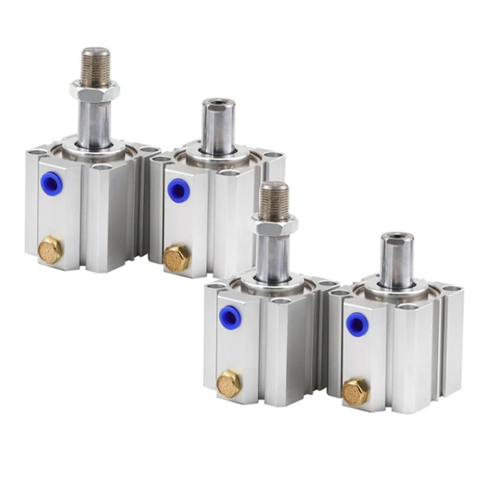 Pneumatikzylinder Einfachwirkender Zylinder Federauspressen STA50mm-B Hub 5/10/15/20/25/30/40/50mm 1St(Stroke 15mm-S)