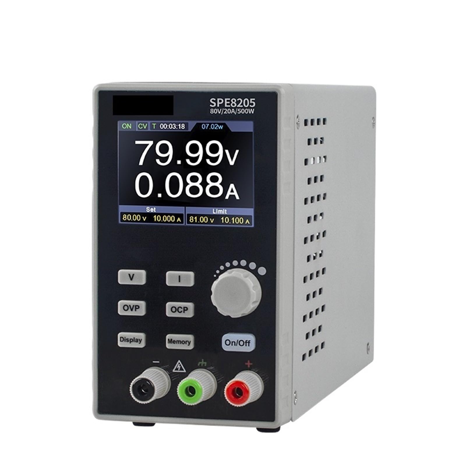 Alimentation CC de laboratoire SPE8205 pour tests électroniques