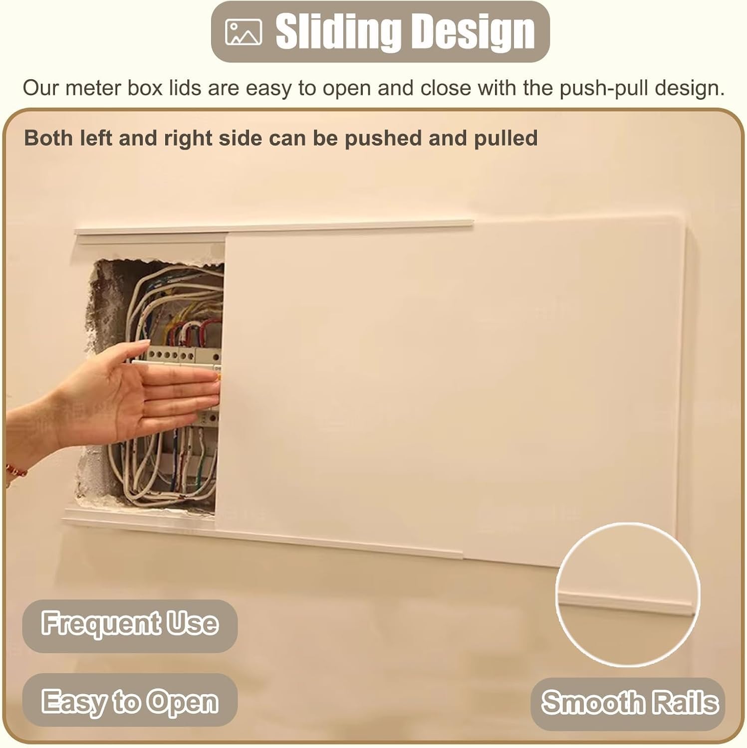 Copri Cassaforte a Muro Copertura per Quadro Elettrico Sottile da 0,5 Cm per Nascondere la Parete, Copertura per Scatola Interruttori Homeline per Decorazione Pittorica,B,55x45cm(21 5/8x17 3/4)