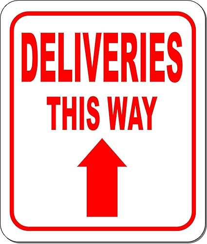 Letrero compuesto de aluminio para exteriores de 15 x 18 pulgadas de color rojo con flecha ascendente