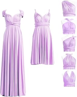 72styles Infinity Convertible Bridesmaid Dress - Long, Plus Size, Multi-Way Twist Wrap Dress with Bandeau Price In India