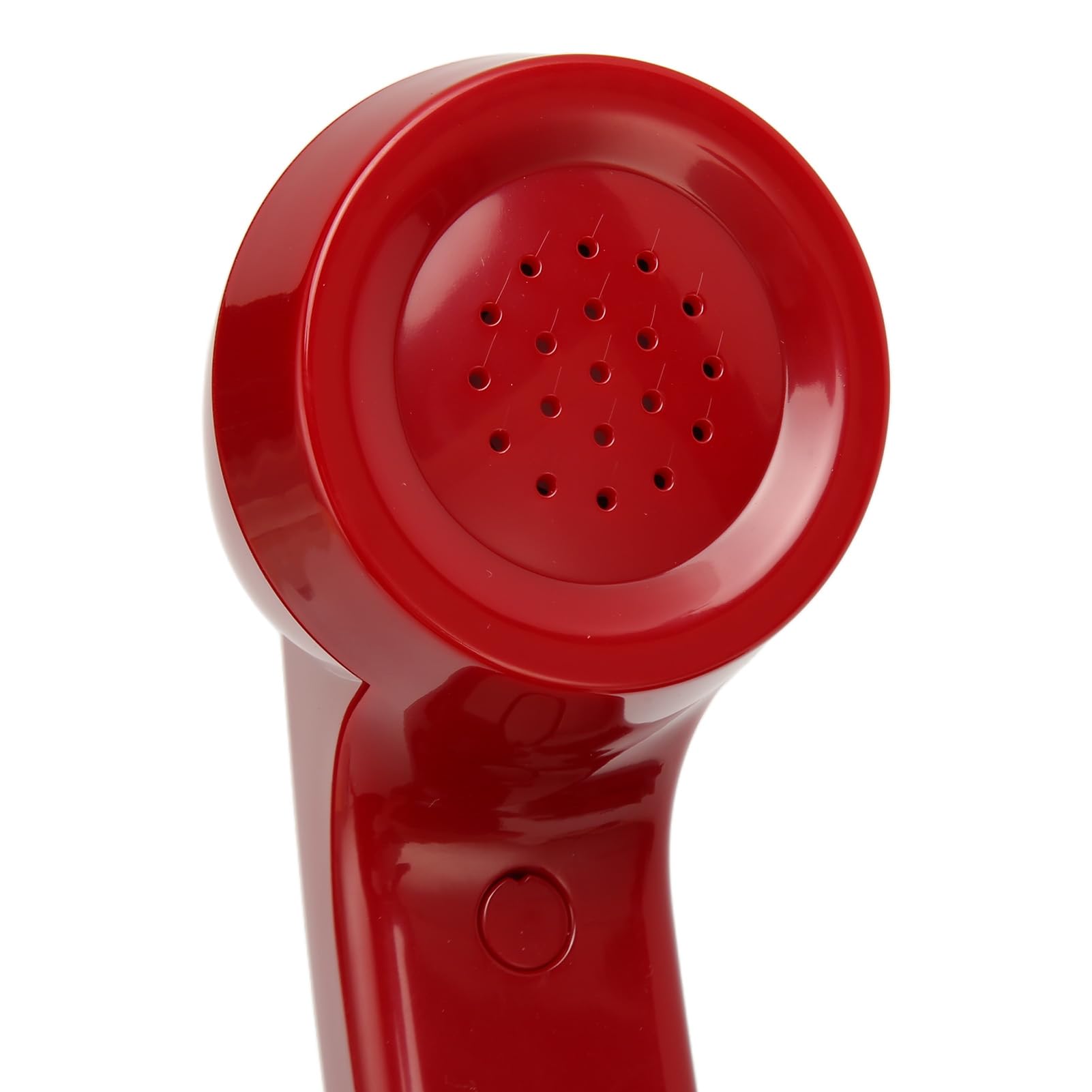 Sxhlseller Telefono retrò con Quadrante Rotante, Telefono Fisso da Scrivania Vintage per Hotel, Uffici Domestici, Materiale ABS, Facile da Usare per Anziani e Ipovedenti (rosso)