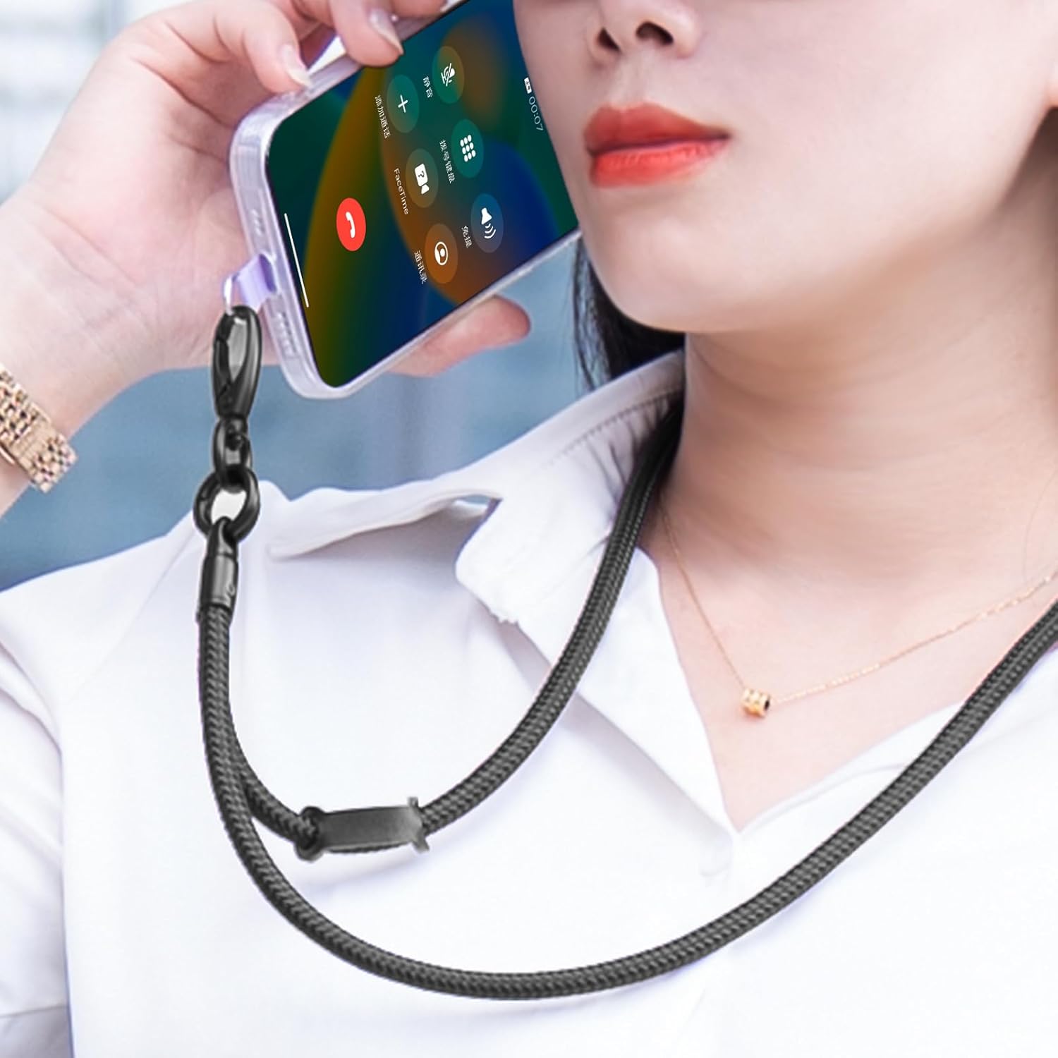 Universal Phone Lanyard Crossbody Strap Anti-theft Anti-Theft Phone Lanyard  With Tether Tabs - Adjustable Crossbody Strap For Phones & Devices  Crossbody Phone Strap