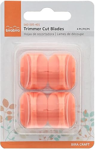 Bira Craft Cuchillas de repuesto para recortadora de papel y puntuación para cupón, papel artesanal y foto (4 cortes)