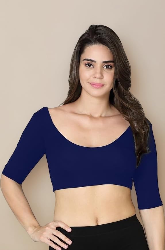 VSTAR Deep Neck Comfy Blouse