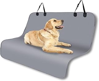 Nobleza - Autoschondecken für Hunde, Wasserfester Rücksitz Sitzbezug Autoschondecken für Hunde Kofferraum Wasserdicht und rutschfest für nahezu alle Autos und SUVs, Universalgröße Grau 140 × 110 cm