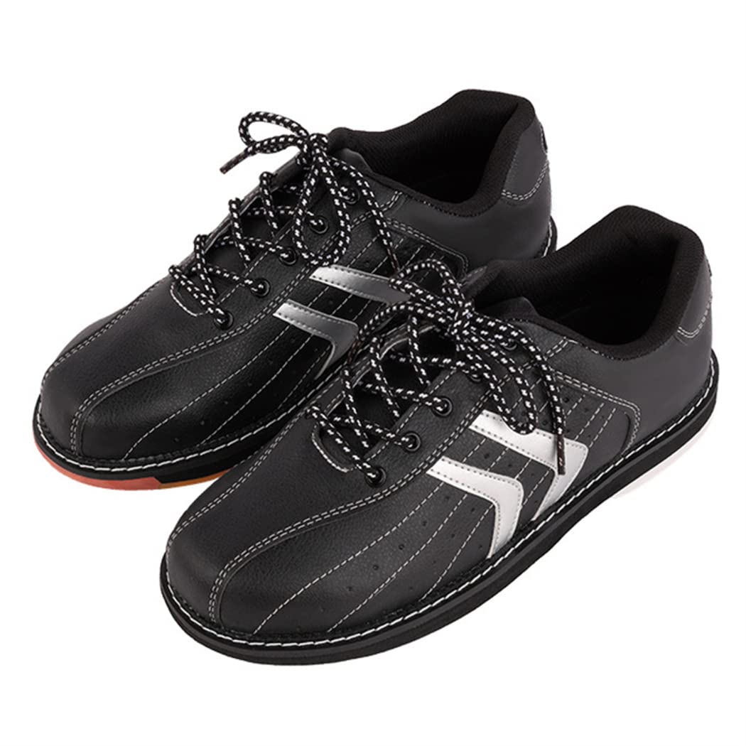 Bowlingschuhe Herren Damen Leder Anti-Rutsch Atmungsaktiver Puffer