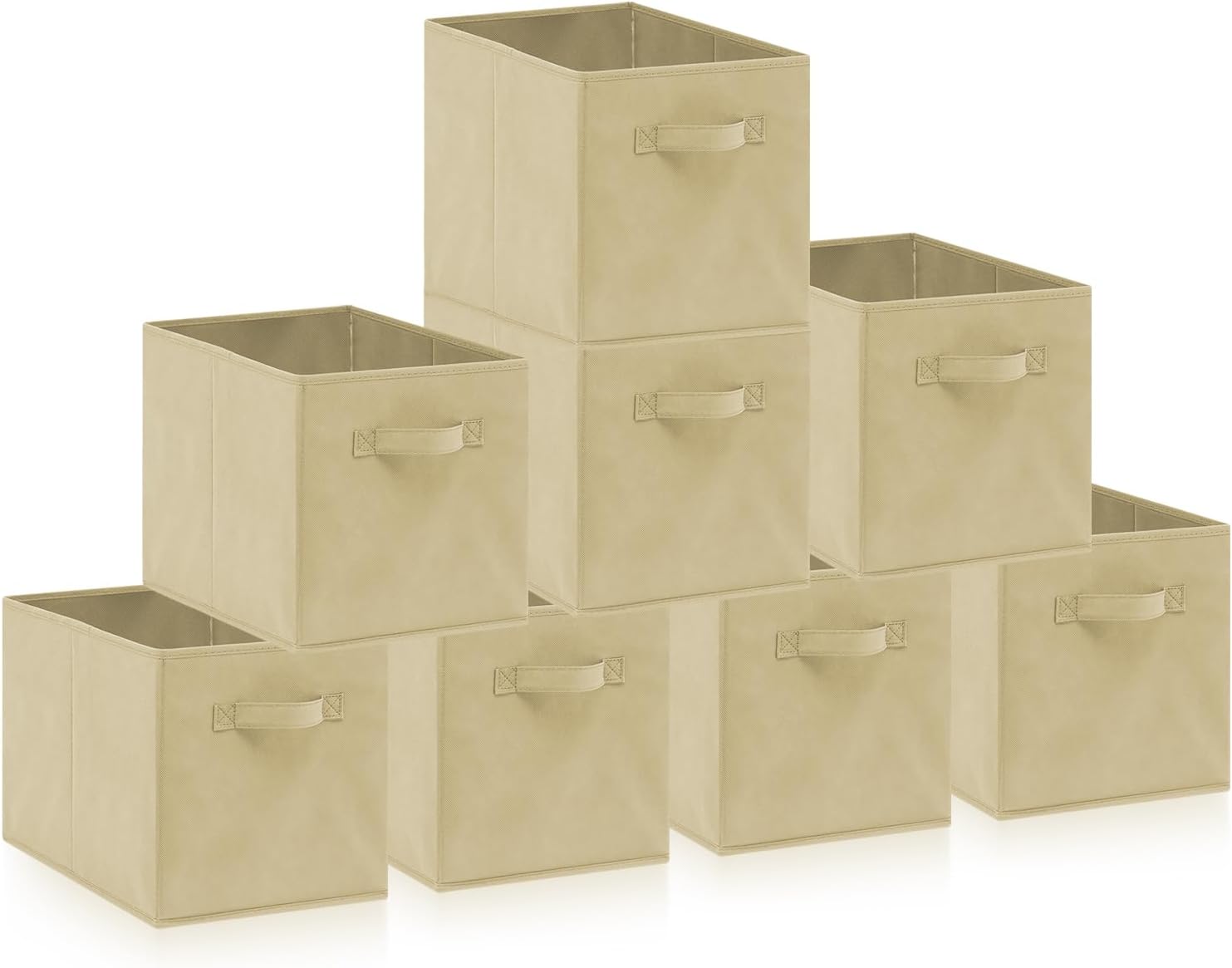 Amazing Tour 8 PCS Cube Storage Boxes 33x38x33 Foldable Fabric with