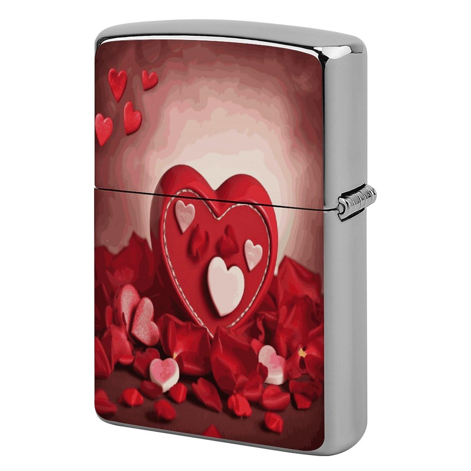 Btcowzrv Style Happy Valentine's Day1 Metal Lighter Case Sleeve Cover Holder
