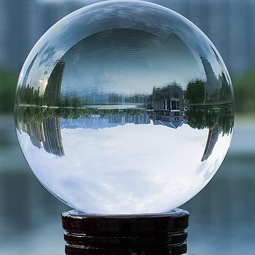Miniatura 3 de Bola de cristal K9, bola de cristal transparente, esfera mágica para decoración, fotografía de lentes, meditación, adivinación de mirada, adorno de