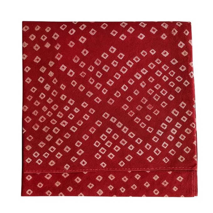 Rajasthani Cotton Fabric Multicolor Bandhani Pagri Safa and Turban | Combo of 3 unwrapped pachrangi saafa-image-44