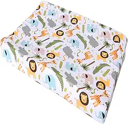 Trocador Anatômico Impermeável Troca Fralda Bebê Menino Menina para Cômoda e Berço (Floresta)