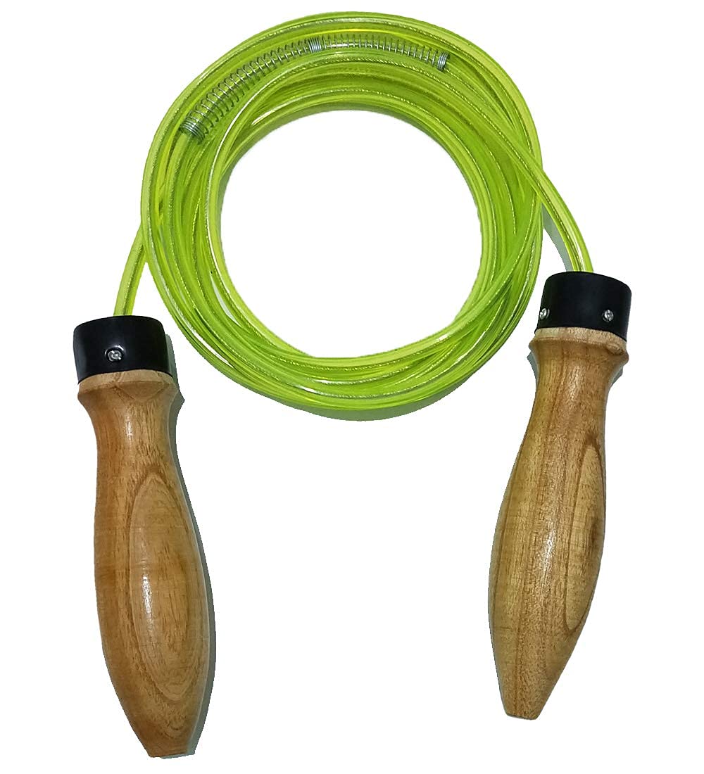 Wooden Handle Skipping-Rope Jump Skipping Rope for Men Women Weight Loss Kids Girls Children Adult - Best in Fitness Sports Exercise Workout