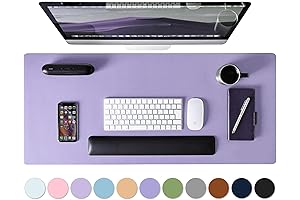 Leather Desk Mat Purple: Replenish Your Workspace