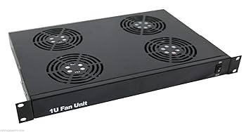 Amazon | Rising 1U ラックマウントファンユニット 4つのファン