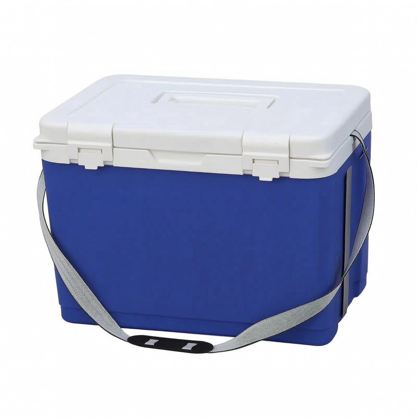 Glacière Isotherme Cvercle Grande Capacité Conteneur Isotherme Livraison à Bords Lisses pr Barbecue Extérieur, 18L, Sangle