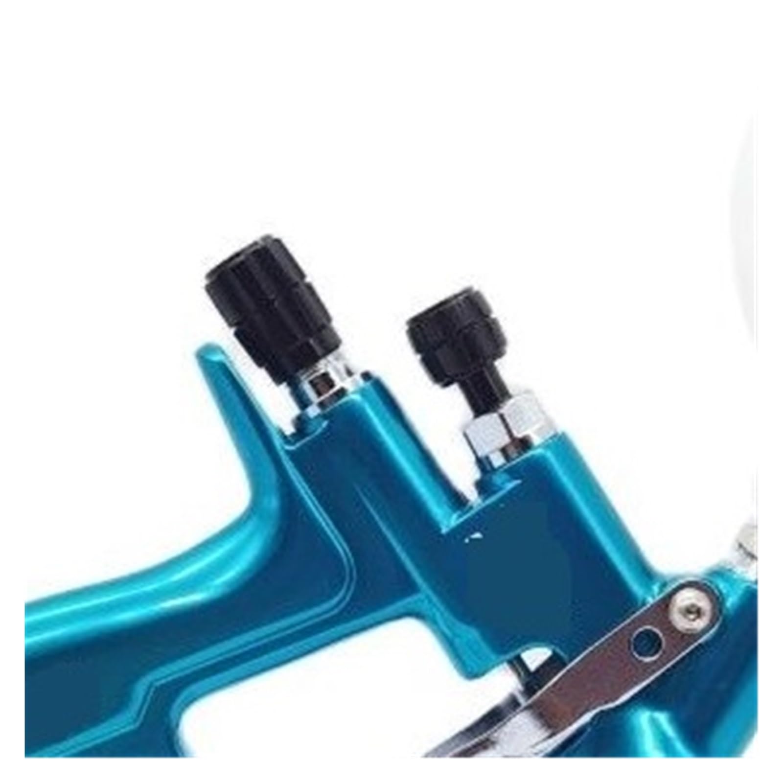 Pistolety Natryskowe 1,3 Mm Z Dyszą,5 Pistolet Na Sprężone Powietrze Powierzchnia Samochodu Narzędzia Do Malowania Lakier Natryskowy Pneumatyczne Aerograf(Blue)