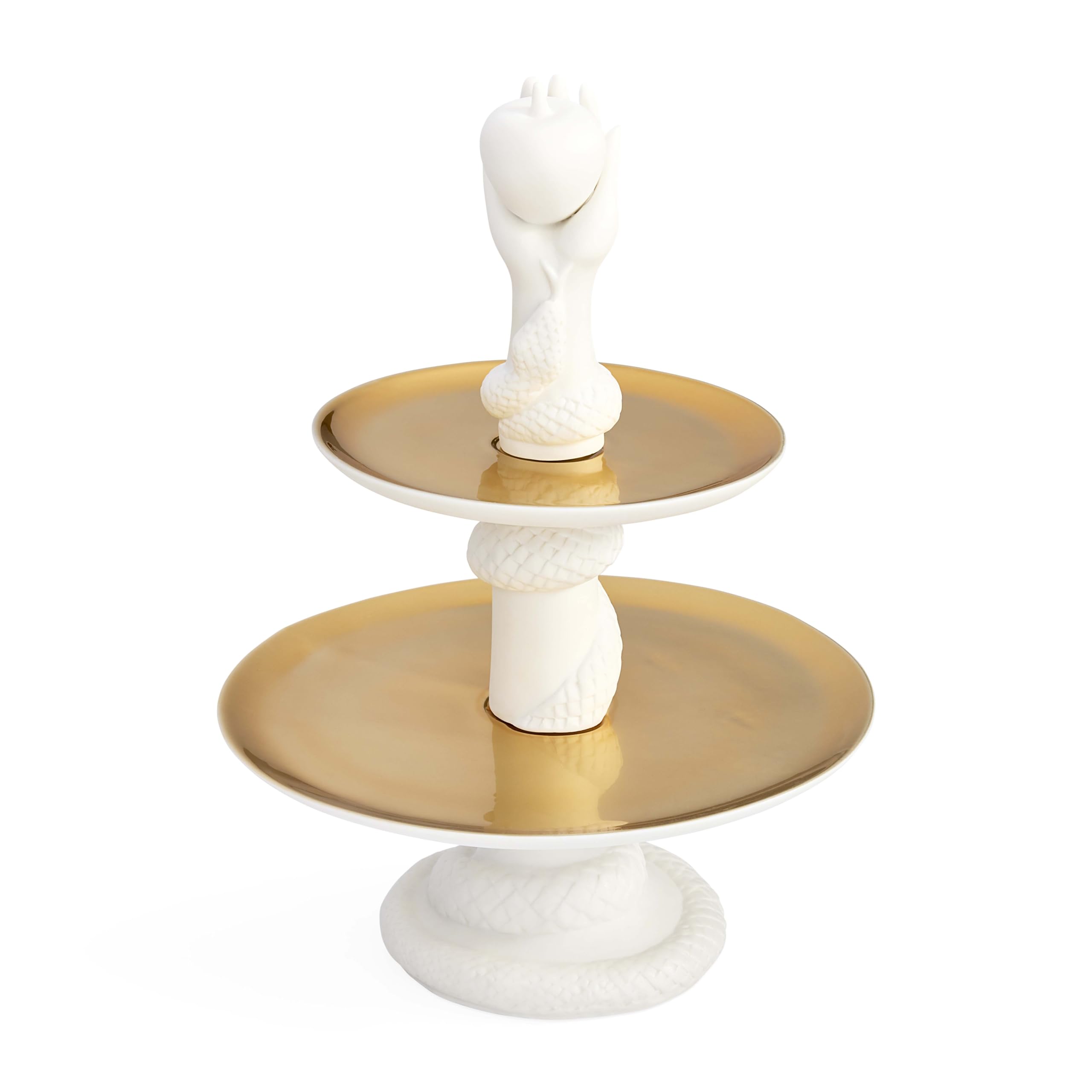 Jonathan Adler Eve Bon Bon plat en porcelaine mate haut de gamme