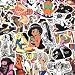 Sexy Girls Sticker Pack 100Pcs Anime Beauty Laptop Sticker Bomb Beauty Pinup Girls Stickers Decals for Car Guitar Luggage (52Pcs)