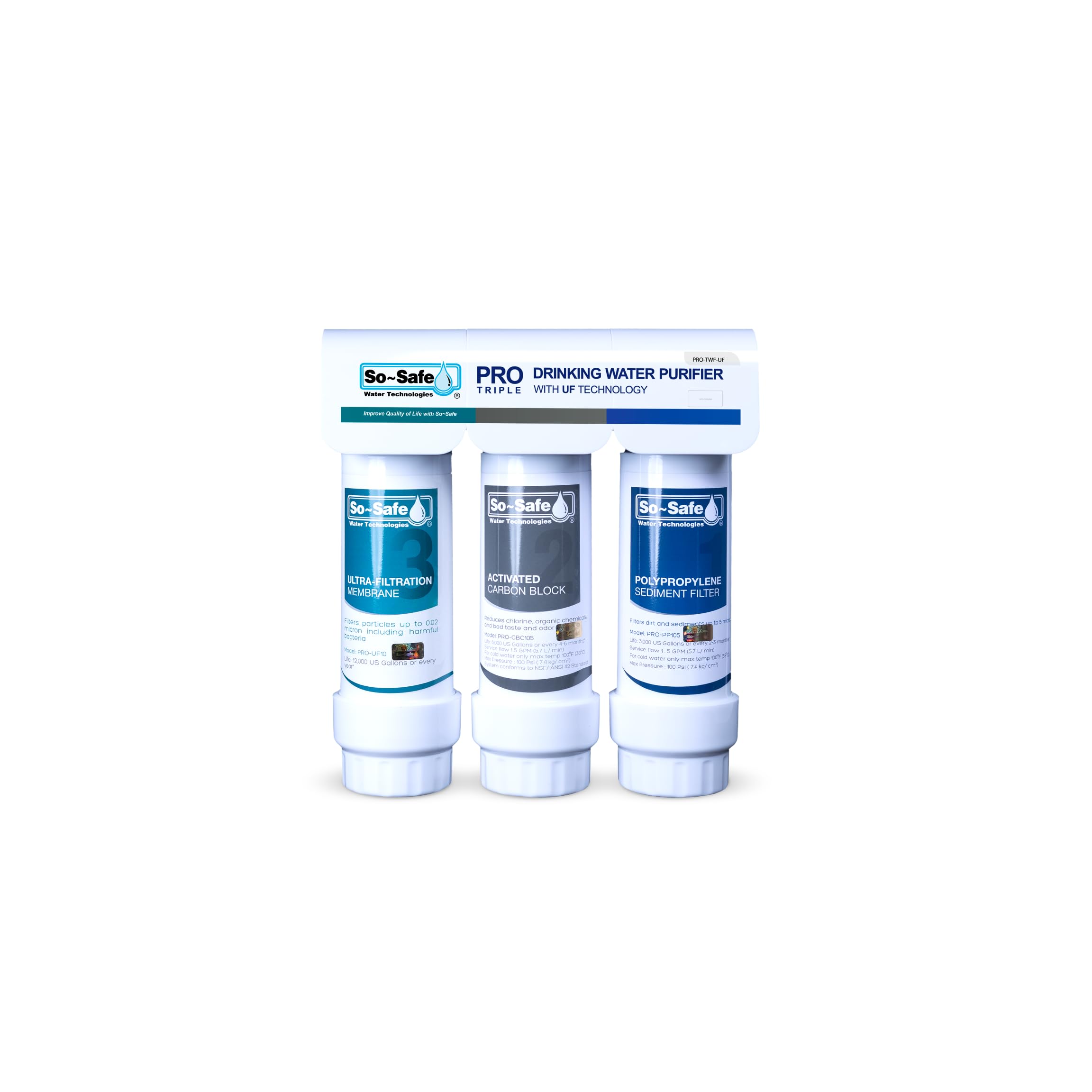 So Safe Pro Triple Drinking Water Purifier