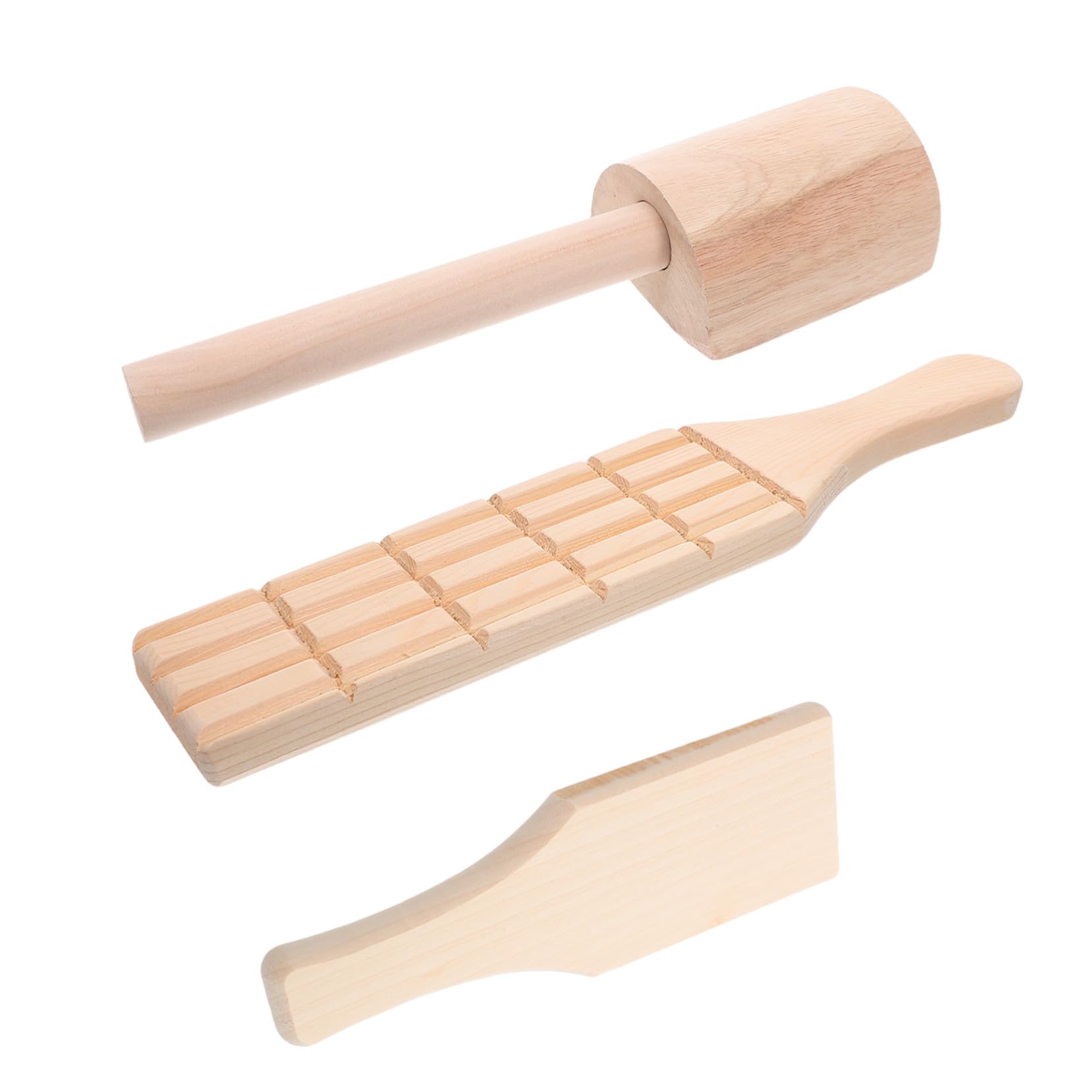 Paleta para Esculpir Arcilla para Niños, 3 Piezas de Madera