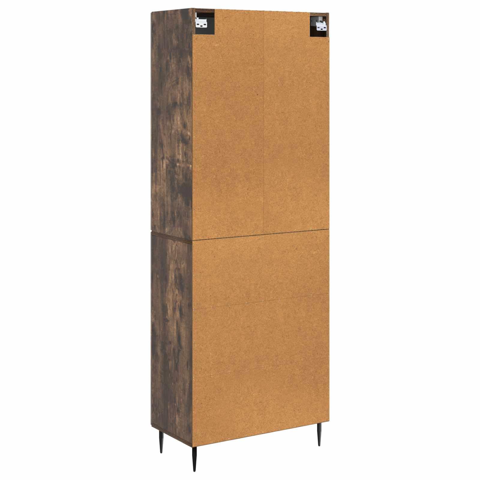 Mangloder Ensemble Meuble 2 pcs Bois d'ingénierie 66 x 34,5 x 89,5 cm mobilier Salon Bureau avec Rangement modulable Design Moderne intérieur extérieur