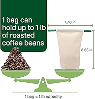 Vista 4 de Food Huggers Almacenamiento sostenible de café Bolsa de frijoles a granel Respetuoso con el medio ambiente, cero residuos Sin BPA Silicona