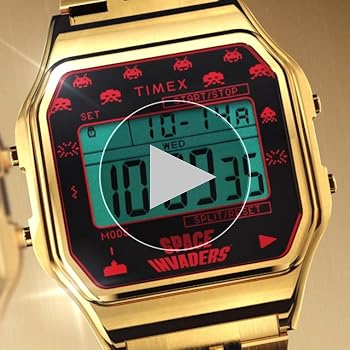 Amazon.co.jp: [TIMEX] 腕時計 スペースインベーダーコラボ