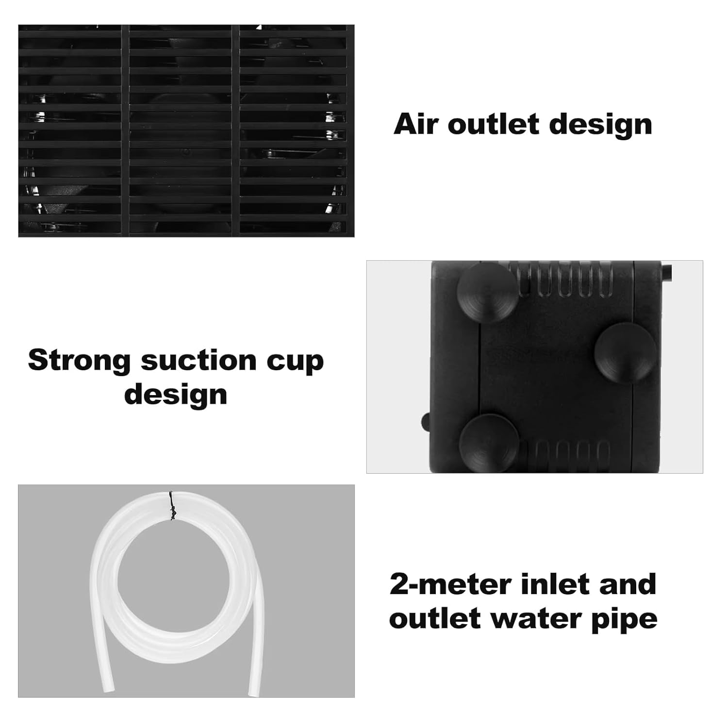 Qcwwy Aquarium Chiller Smart Electric Water Water Chiller ABS Assicatore di Riscaldamento di Raffreddamento 20L 70W (Spina Europea Pompa Spina UE 220V)
