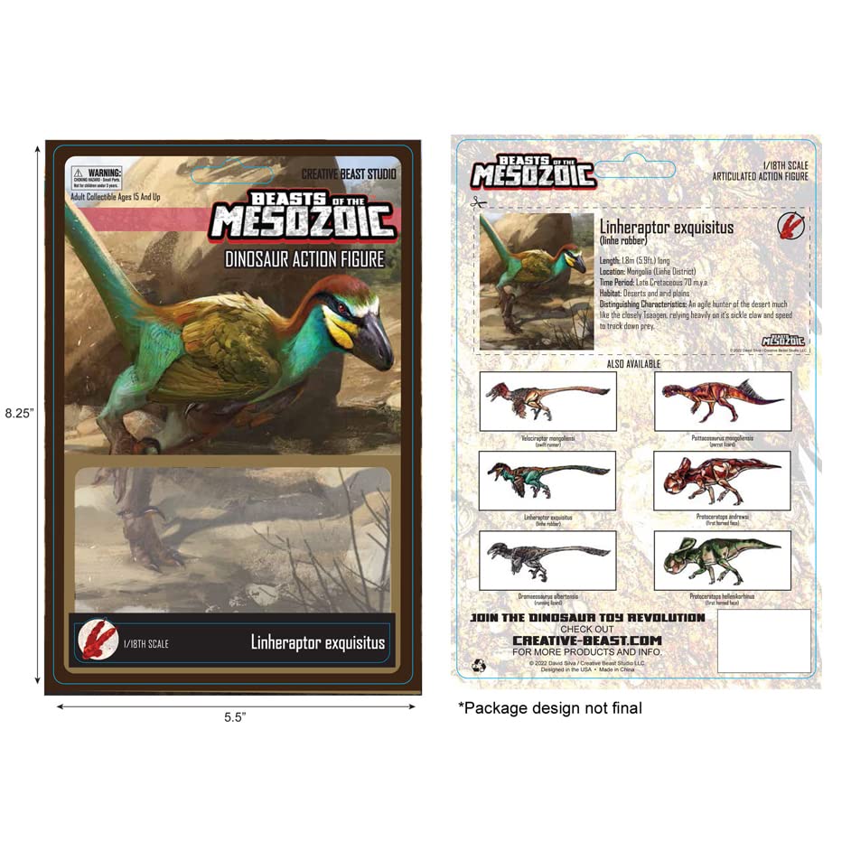 Creative Beast Studios Beasts of The Mesozoic: Linheraptor