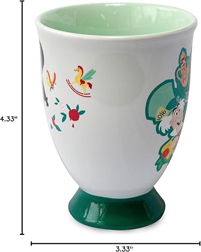 Miniatura 5 de Disney Parks Exclusive – Taza de café de cerámica – Cambio de color – Pedestal Alicia en el País de las Maravillas, 11 onzas