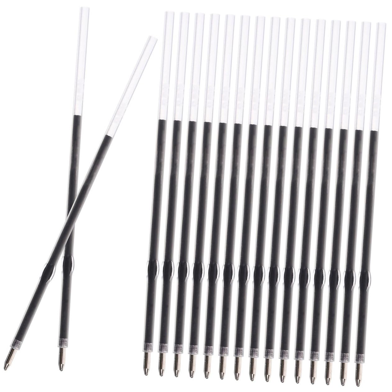 Gadpiparty 4 Ensembles Stylo À Bille Pointe Fine Ecole Stylo Rechargeable Recharge De Stylo Recharges Stylo Bille Noir Recharges De Stylos À Pointe Fine Plastique 200 Pièces * 4