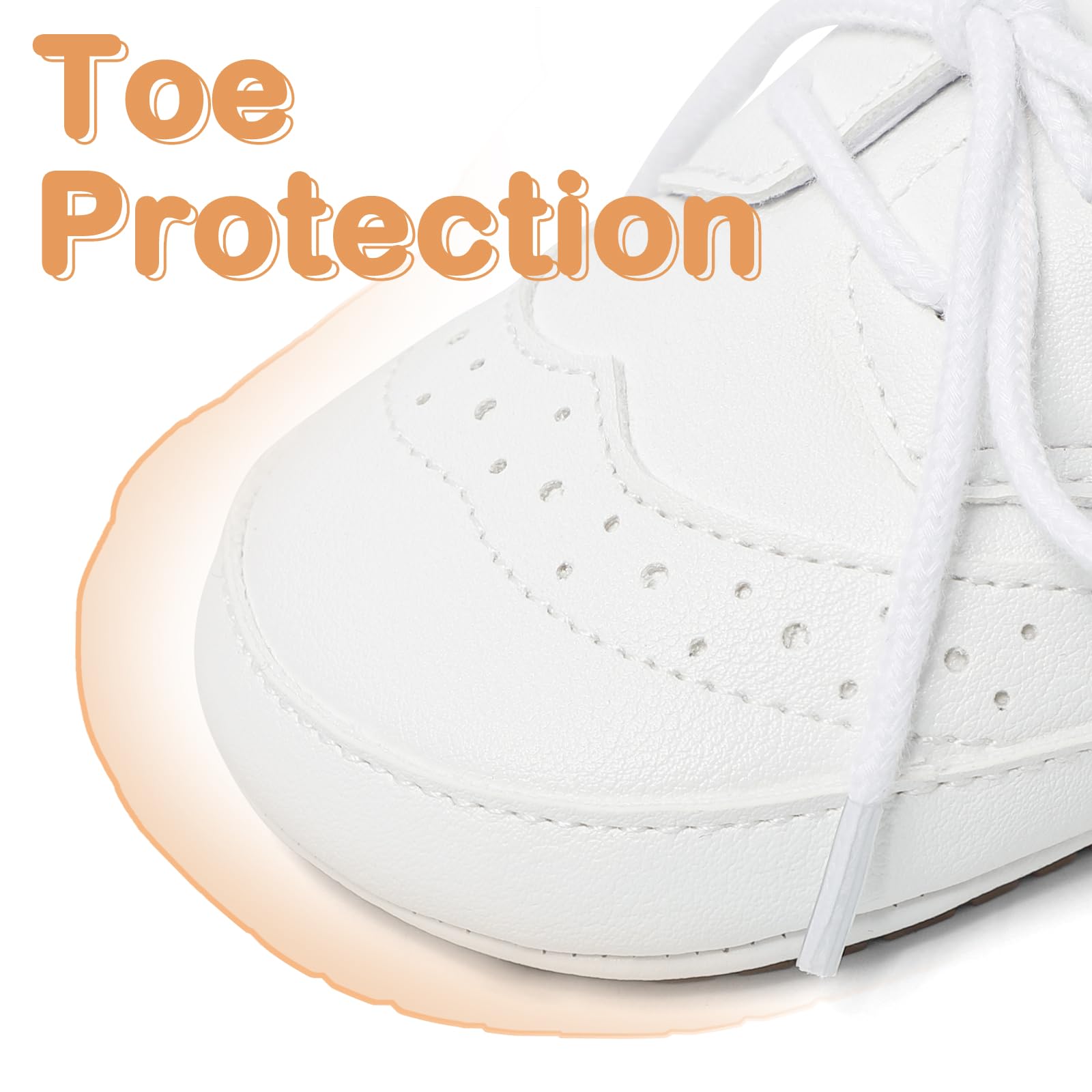 LACOFIA Scarpine Primi Passi Bimbo morbide Scarpe Stringate con Suola Morbida da Neonato