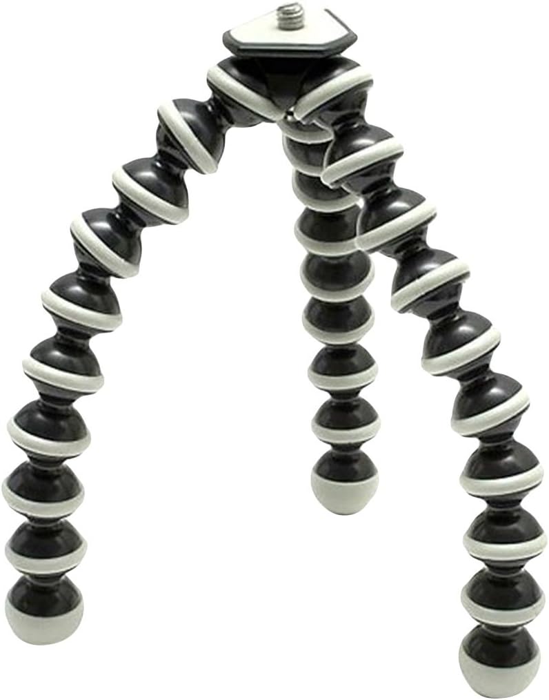 SuperLegs Flexible Tripod The Perfect Tripod for You and Your Digital Camera or DSLR, Improved 2016 Version, Black/White