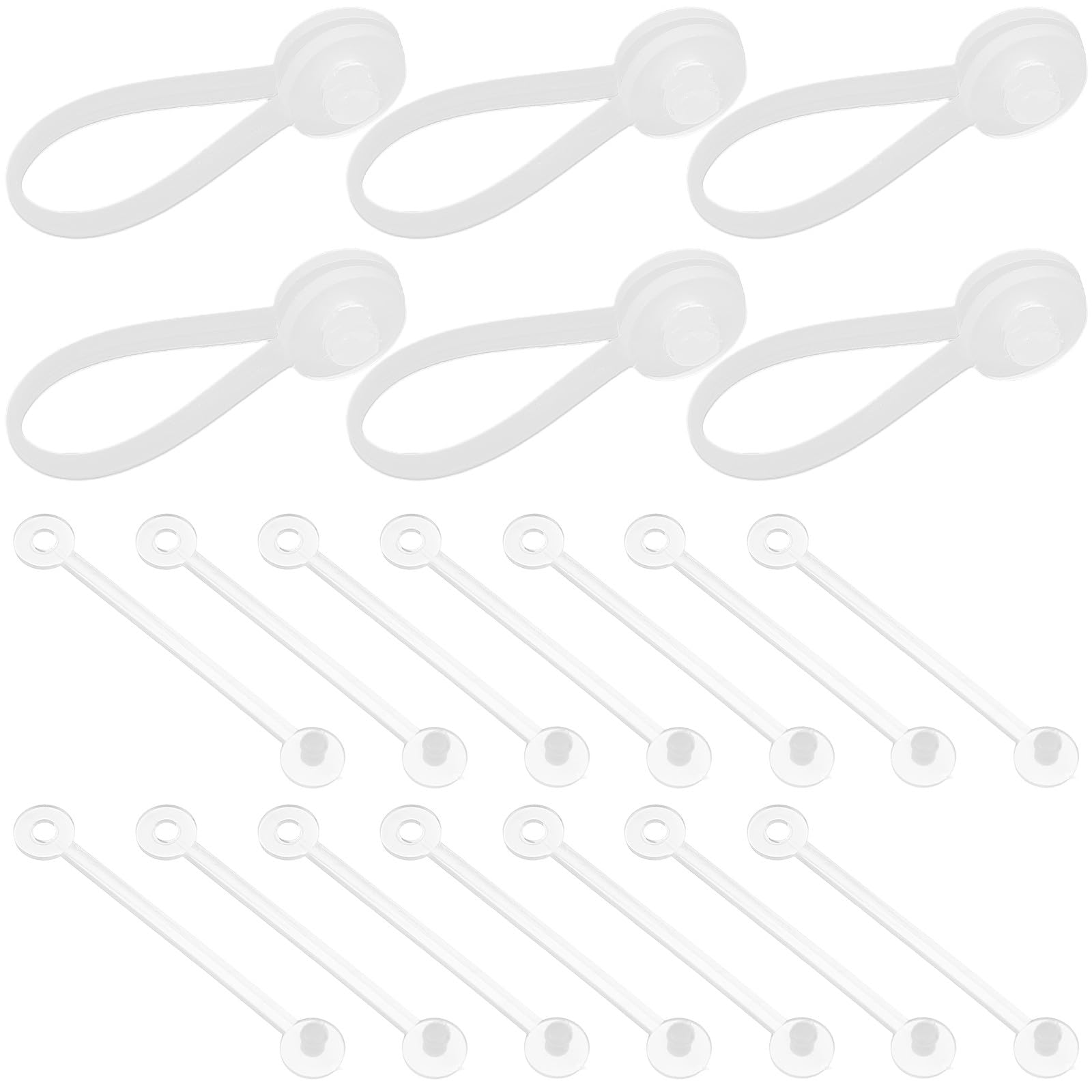 SHINEOFI Preisschildhalter und Beidseitiger Befestigungslösung mit Praktischem Design Stück Transparente Pvc für Supermärkte und Geschäfte