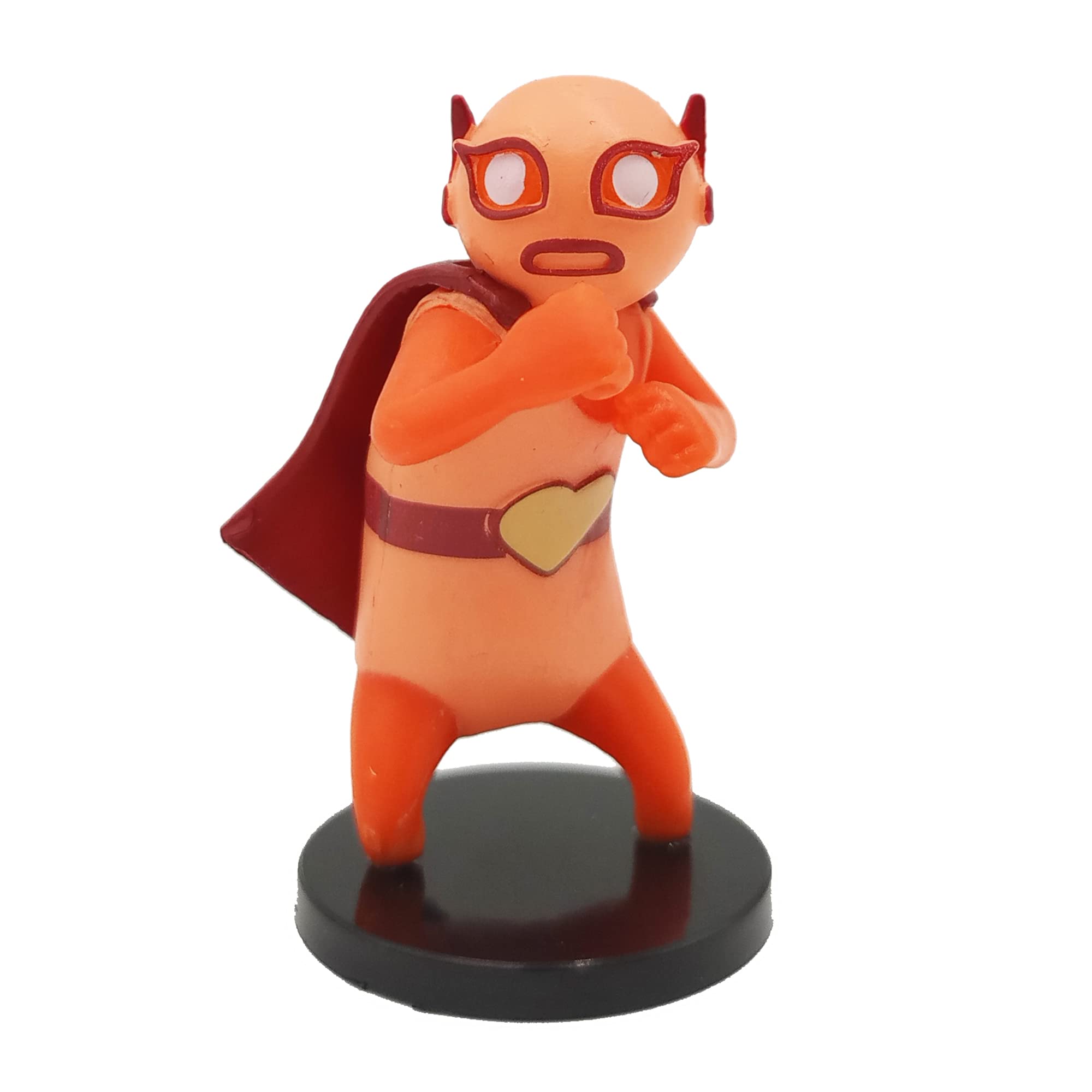 Bizak Gang Beasts – Set 5 Figure Da Collezione (4 + 1 Sorpresa) In Costume Gatto Rosso – Altezza 5 Cm – Per Fan Del Gioco