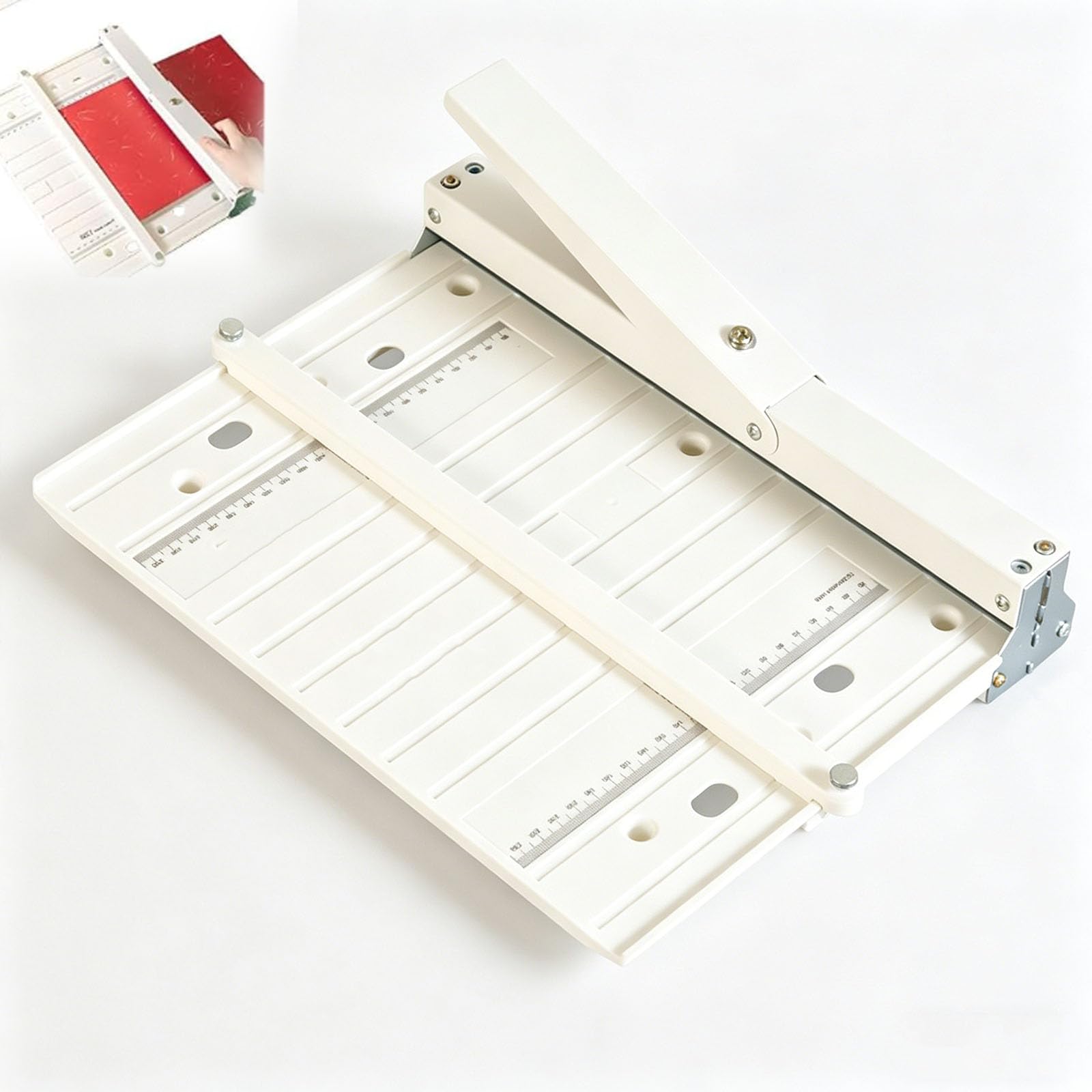 Ltzygmion Folding Crease Machine, A3 Folding Tool With Extended Positioning Block And Clear Scale, Indentation Depth 0.8Mm, For Letter, Card Making And Office Book Press
