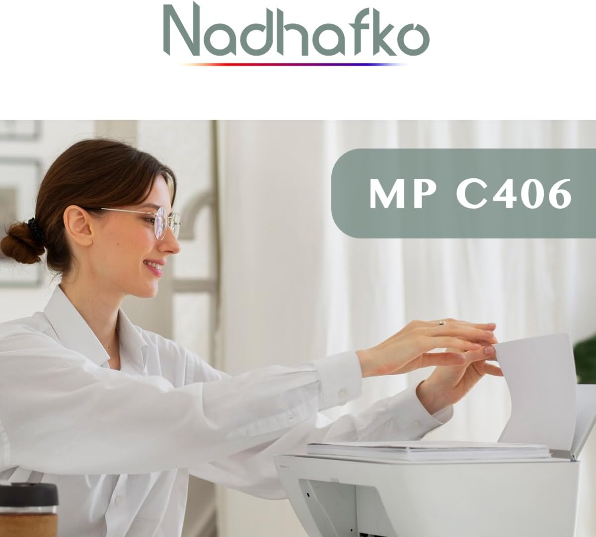 MPC406 MPC307 Toner Cartridges High Yield Replacement for Ricoh MP C406 Toner Cartridges use for Savin MPC406 MPC407 MPC306 MPC307 Printer, 842091 842092 842093 842094