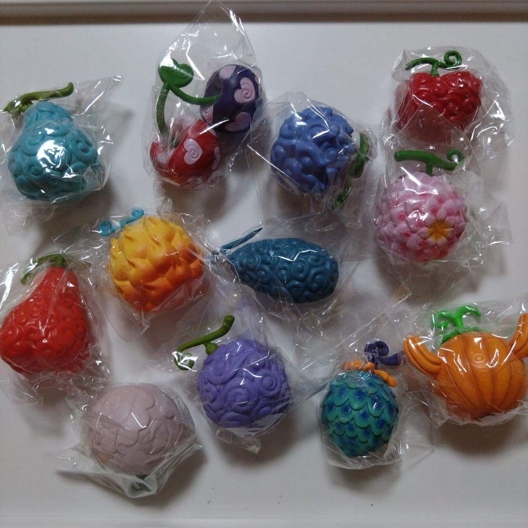 Amazon.co.jp: 悪魔の実 フィギュア 12個セット : おもちゃ