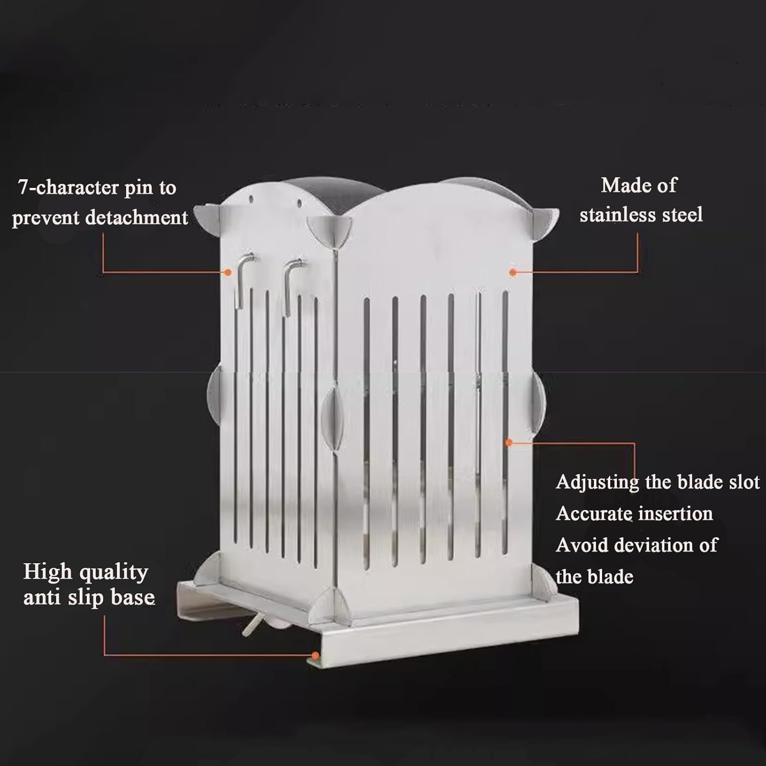 Macchina per Spiedini di Carne in Acciaio Inossidabile, Spiedinatrice Manuale Carne Agnello A 49/56/81 Fori, Elevata Efficienza di Infilzatura E Altezza Regolabile per Frutta E Verdura,56Holes