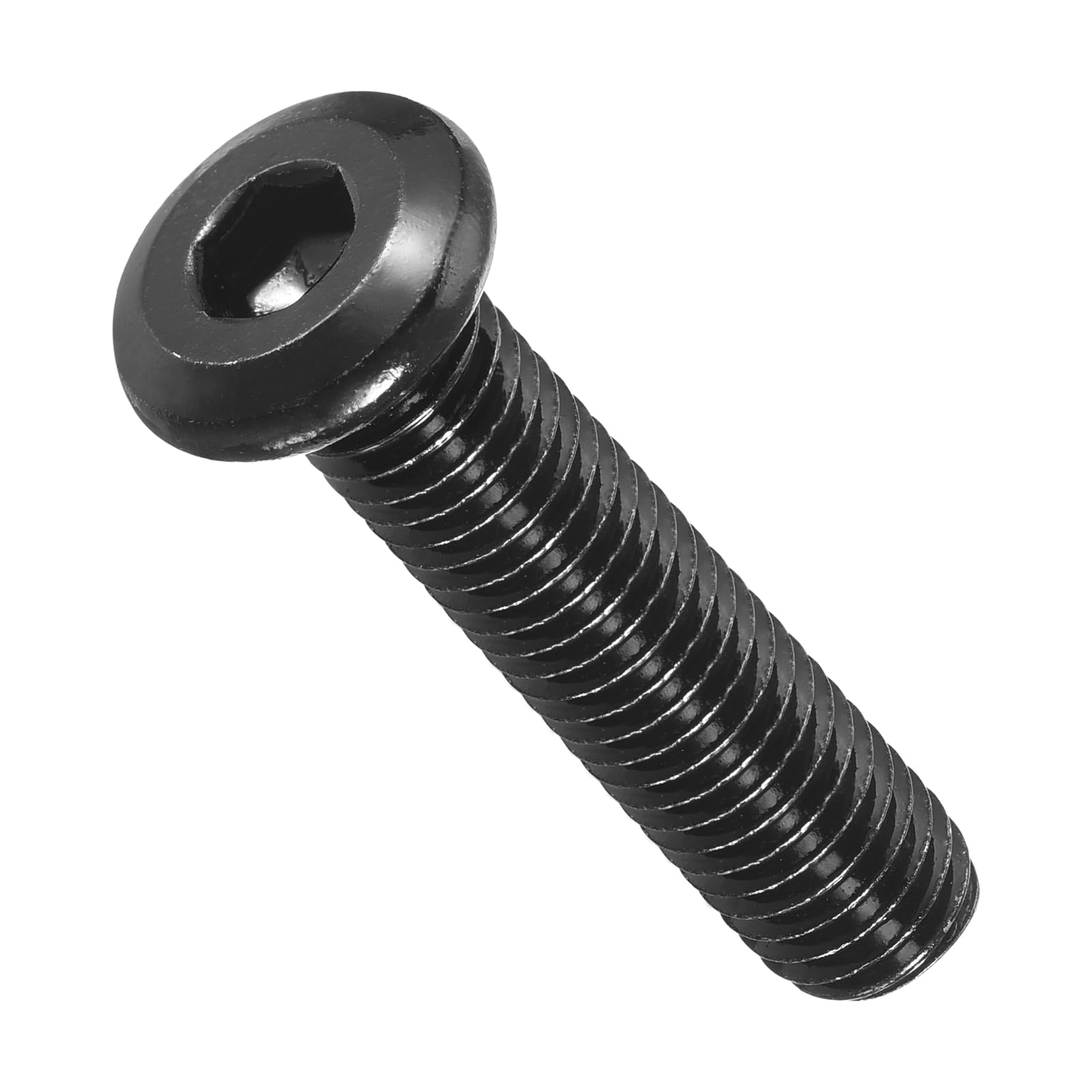 METALLIXITY Flat Head Hex Socket Cap Screws Bolts(M8-1.25x35) 10Pcs, 304 Stainless Steel Hex Socket Furniture Bolts Screws