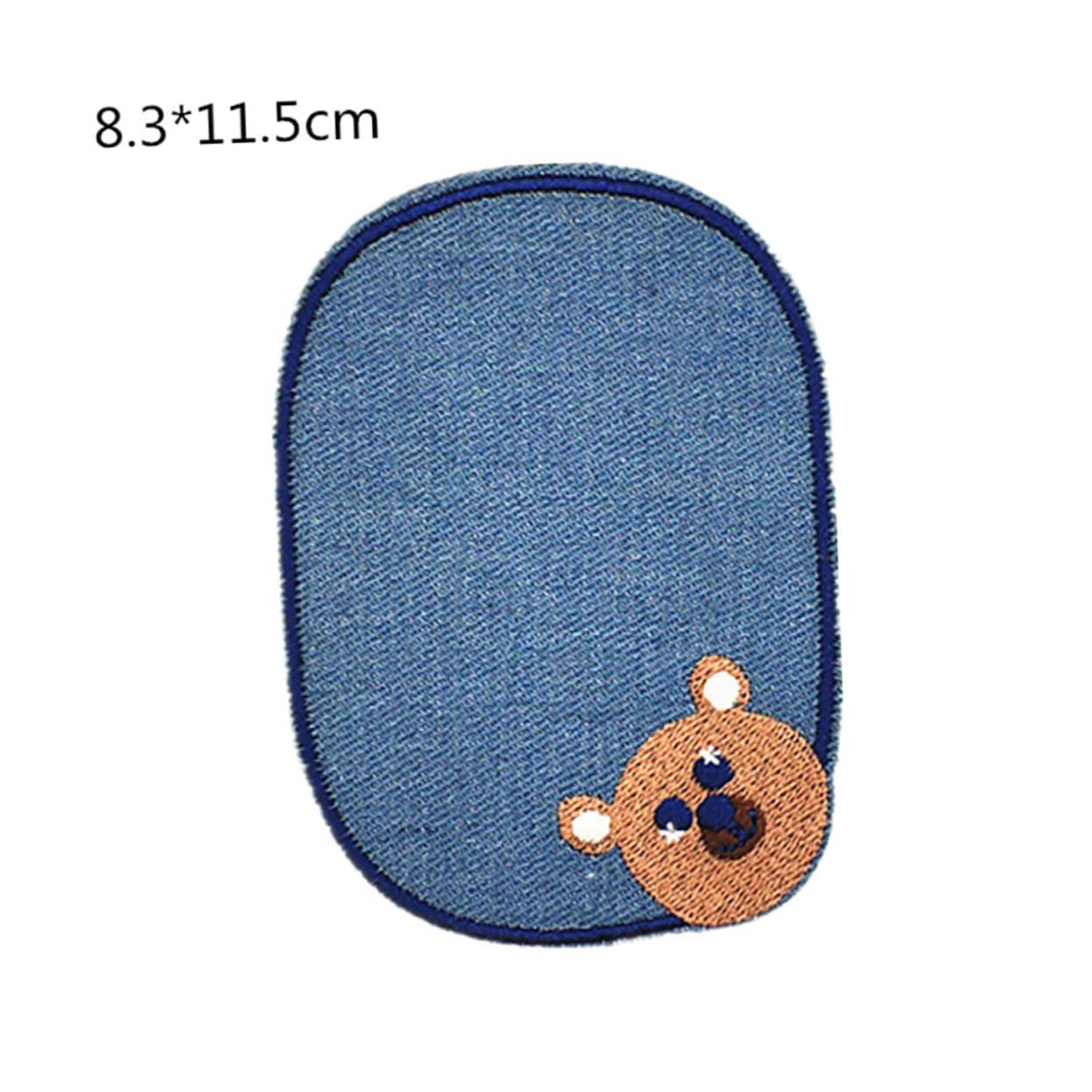 EXCEART 46piezas Parches Adhesivos De Para Ropa Jeans y Bolsas Decoración Infantil y Manualidades Parches Para Reparación y
