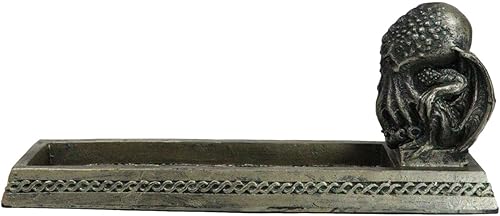 Miniatura 4 de Ebros Gift Marine Terror Call of Cthulhu Cráneo Monstruo Mar Incienso Stick Quemador Estatuilla Macabra Underworld Kraken Pirata Pesadilla Temática