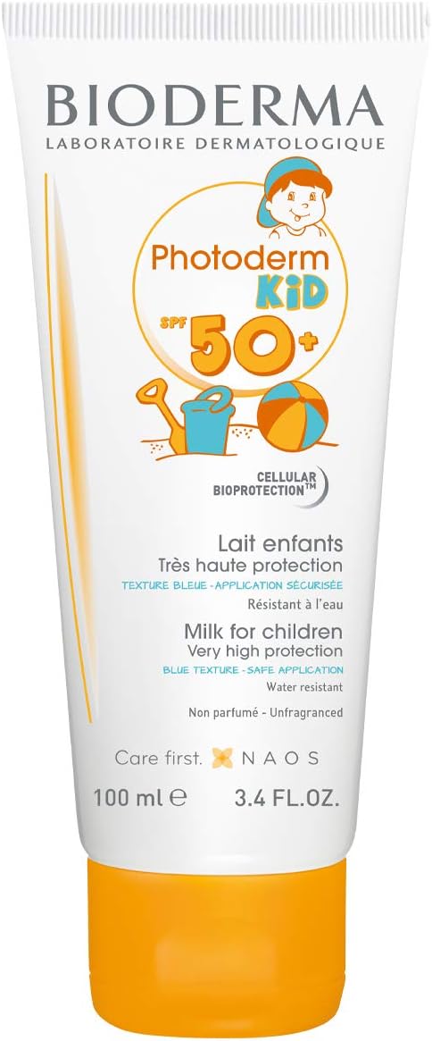 Bioderma Phototom KID Melk SPF 50+ Optimale UVA-UVB-bescherming – activeert de natuurlijke afweer van de huid, gevoelige kinderhuid, 100 ml