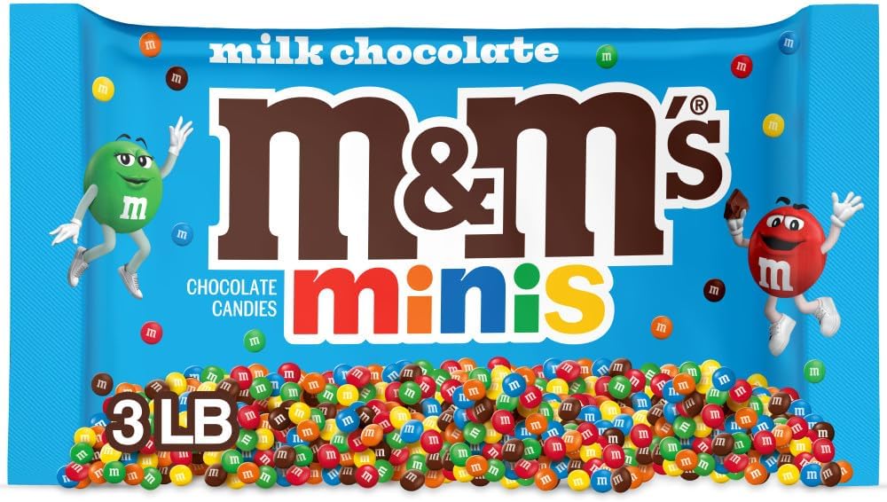 MINIS Milk Chocolate Candy, Bulk Candy, 3 lbs Bag