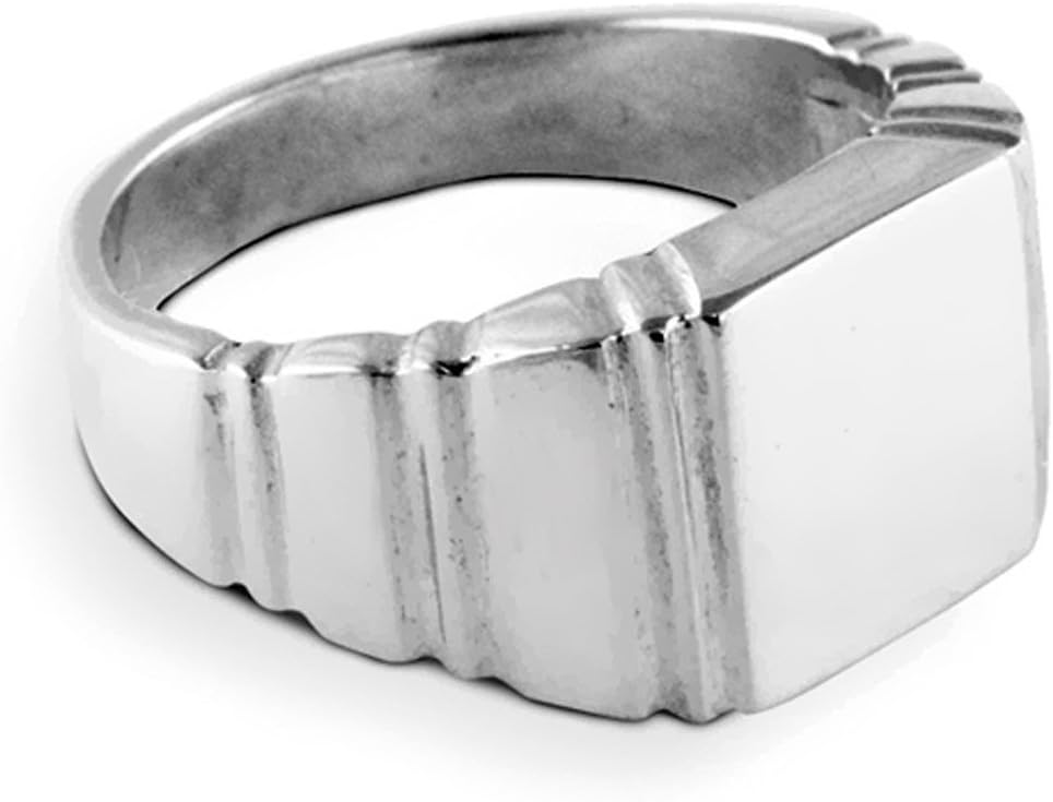 Sterling Silver Men's Signet Ring